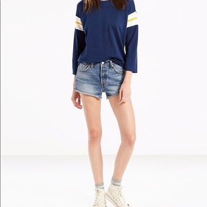 501 fold up Levis shorts